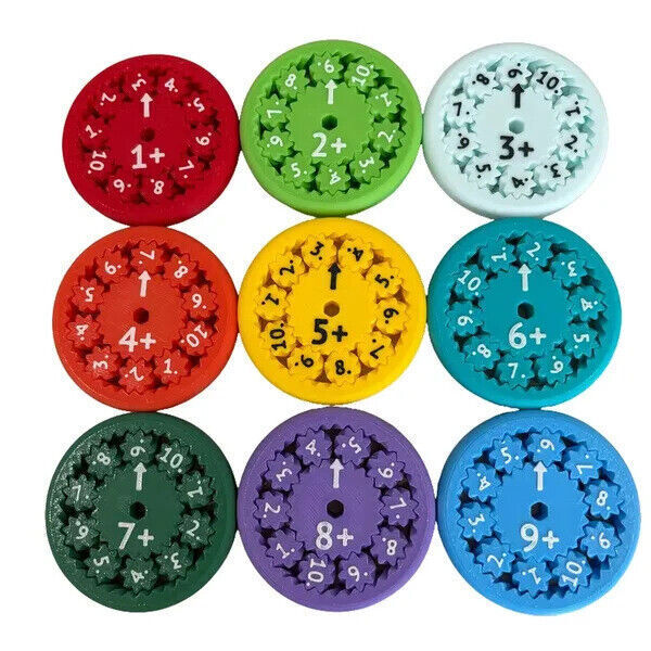 New Math Facts Fidget Spinners