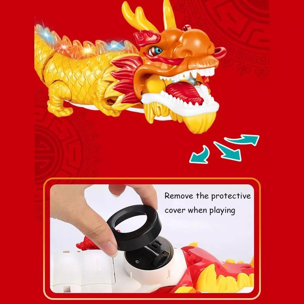 Electric Dancing Chinese Dragon Toys  (Multicolor)