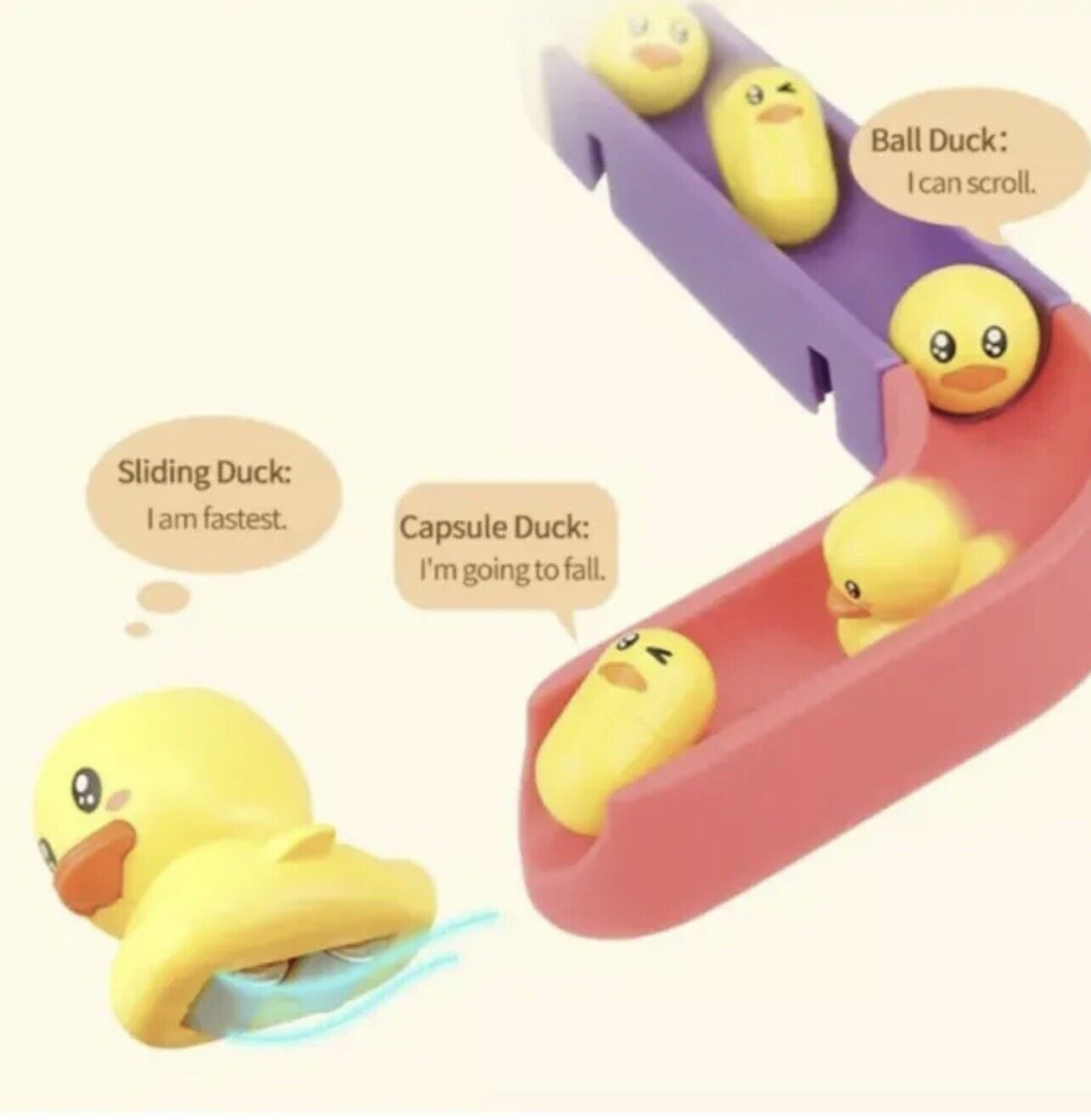 Sliding Duck Toy