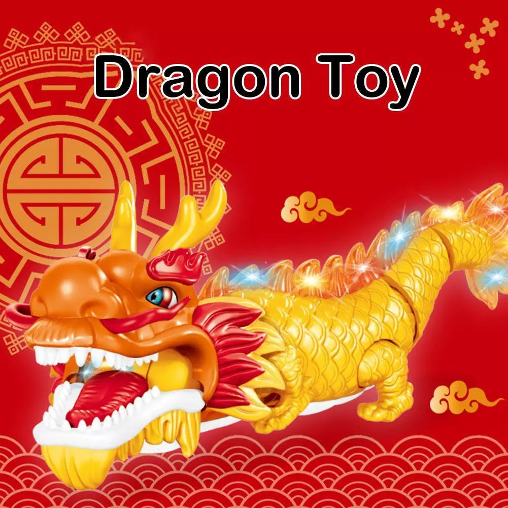 Electric Dancing Chinese Dragon Toys  (Multicolor)