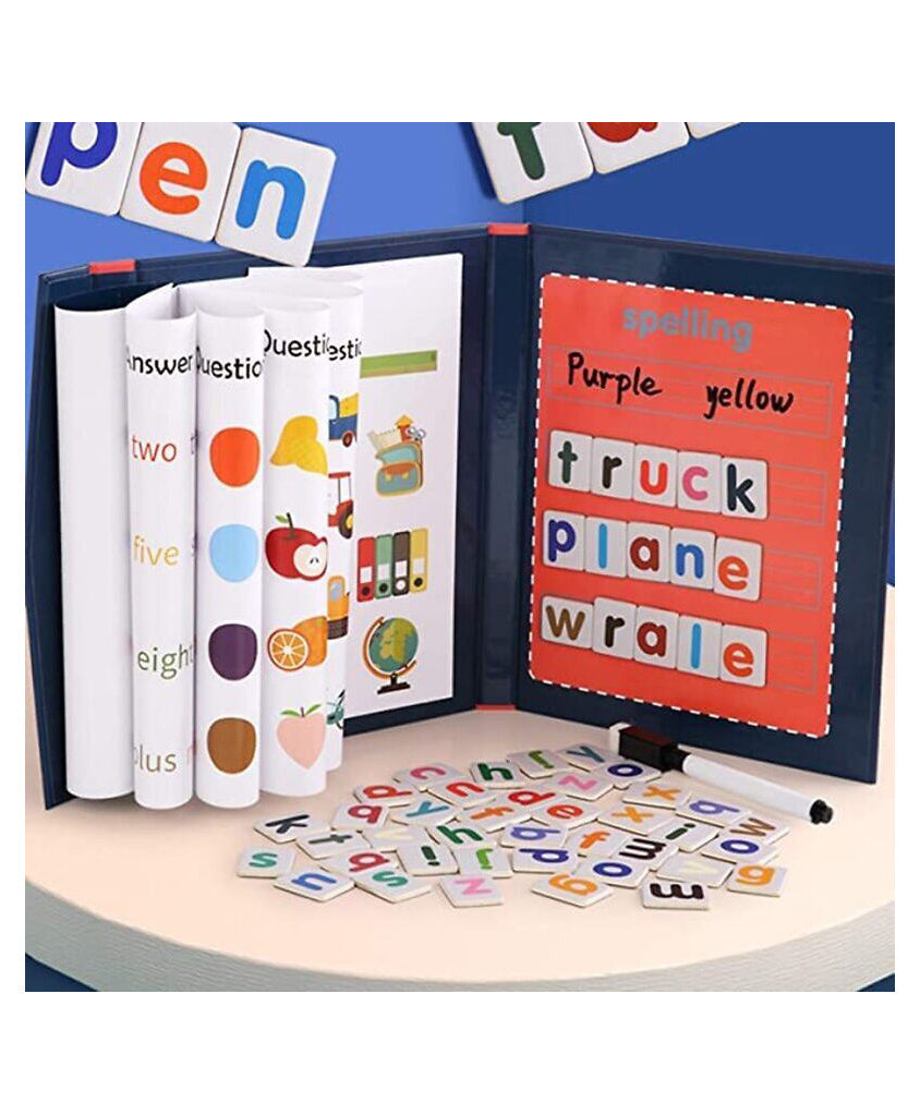 Magnetic Reusable Spelling Game for Kids