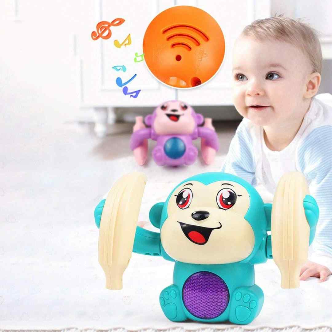 Rolling Banana Monkey Toys With Voice/Touch Sensor On Dancing Monkey Toy