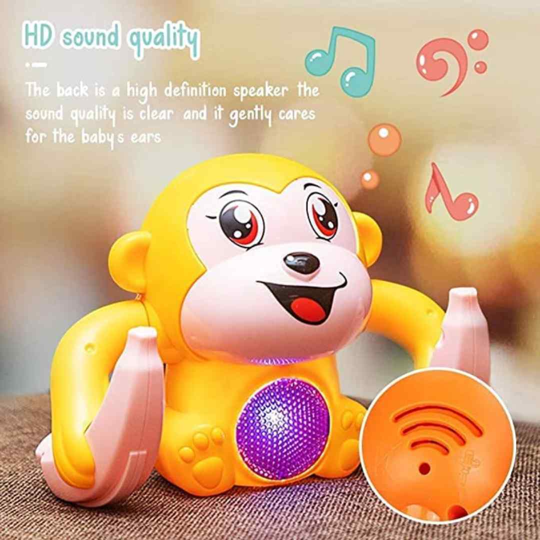 Rolling Banana Monkey Toys With Voice/Touch Sensor On Dancing Monkey Toy