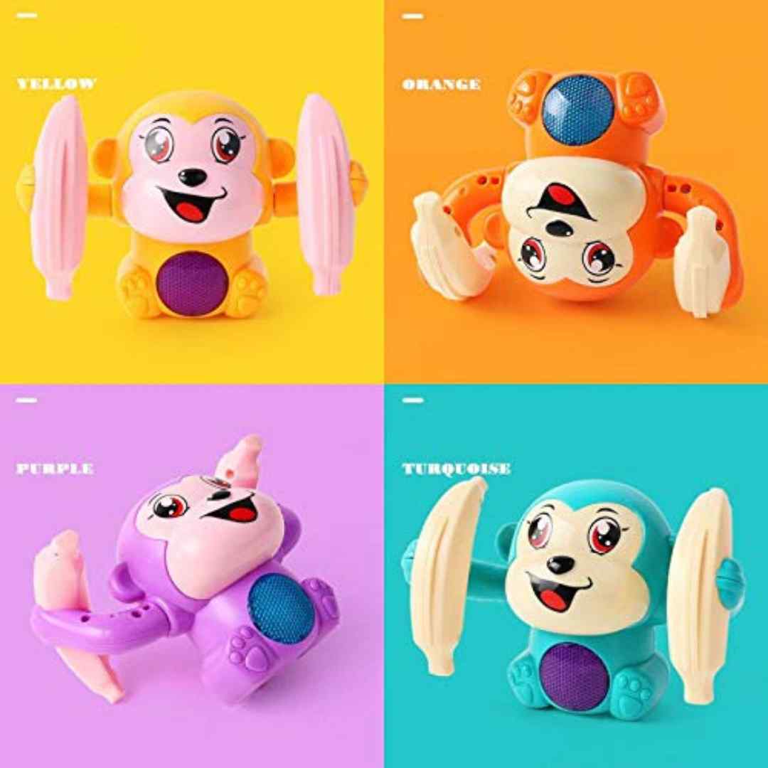 Rolling Banana Monkey Toys With Voice/Touch Sensor On Dancing Monkey Toy