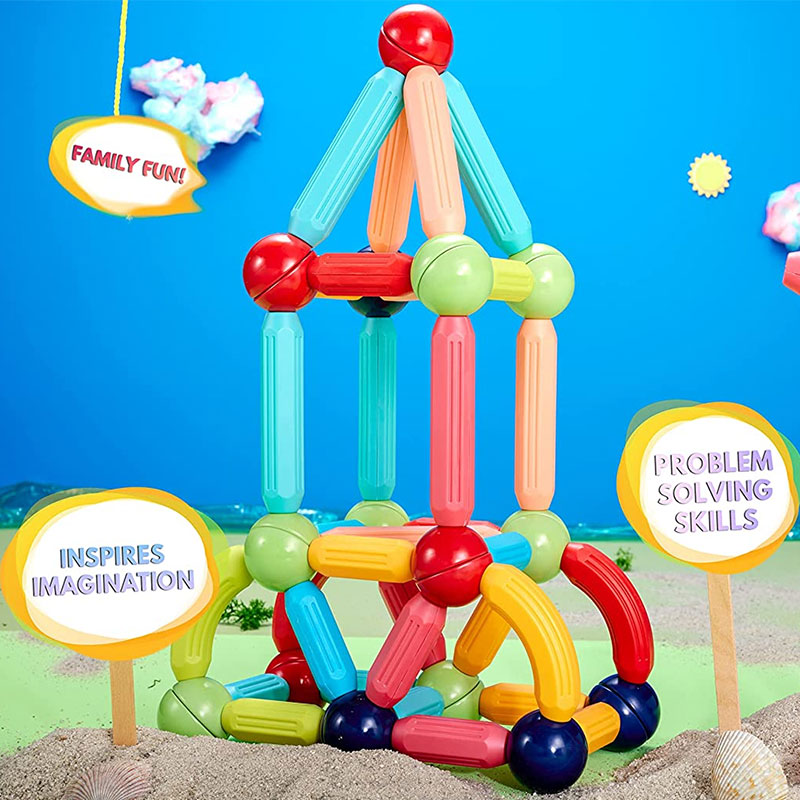 Magnetic Sticks Building Blocks Learning Toy