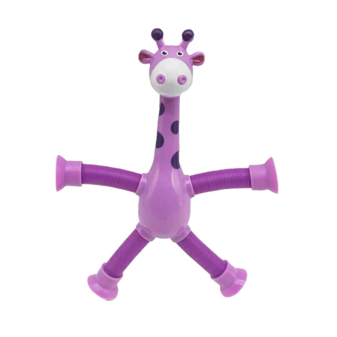 Giraffe Trio Telescopic Suction Toy (3 Pieces)