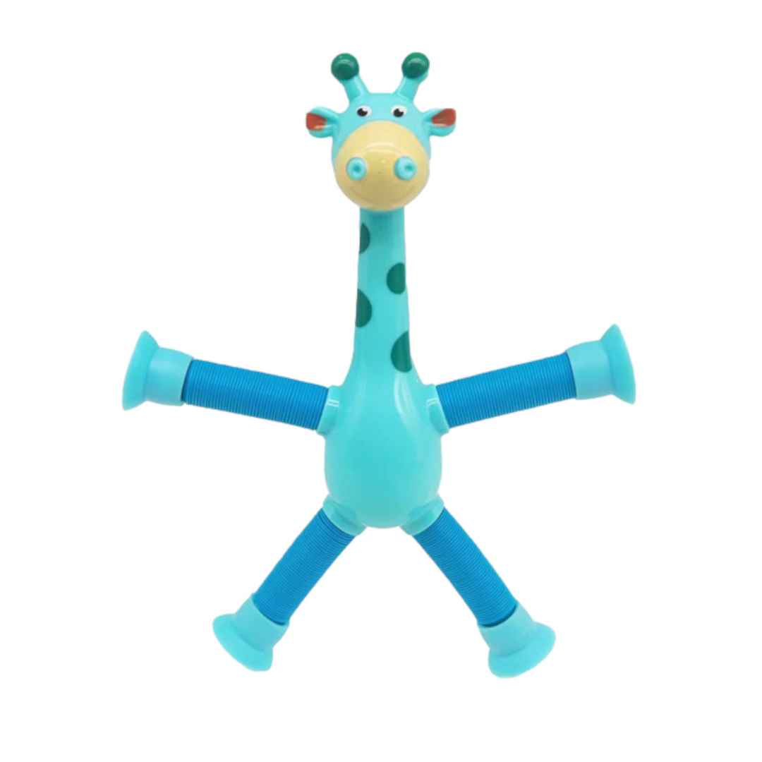 Giraffe Trio Telescopic Suction Toy (3 Pieces)