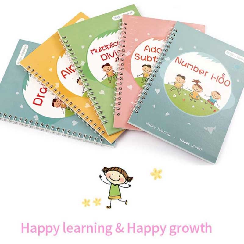 Handwriting Magic Practice Copybook (5 Books) - HelloKidology