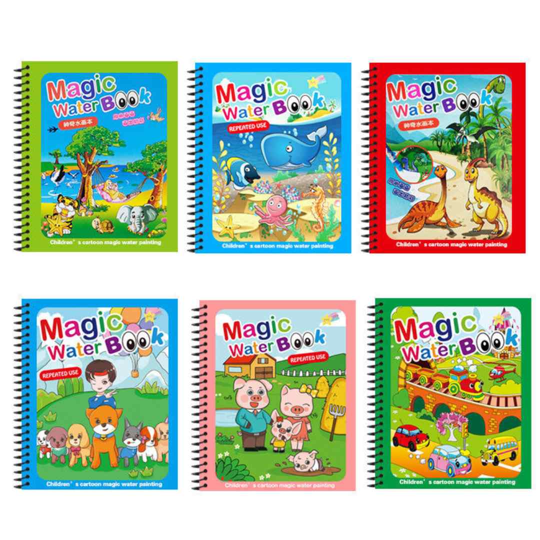 Magical Water Drawing Books for Children