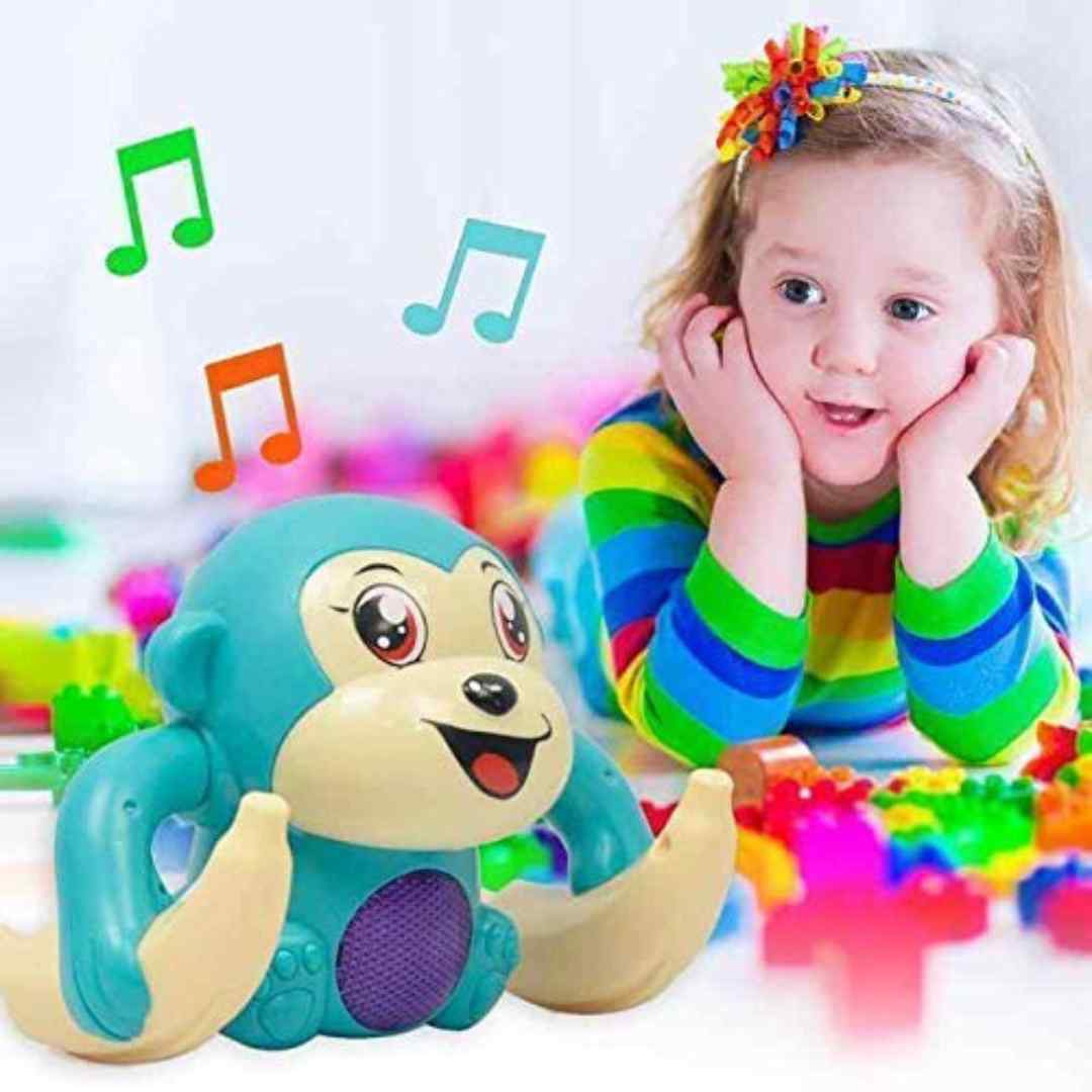 Rolling Banana Monkey Toys With Voice/Touch Sensor On Dancing Monkey Toy