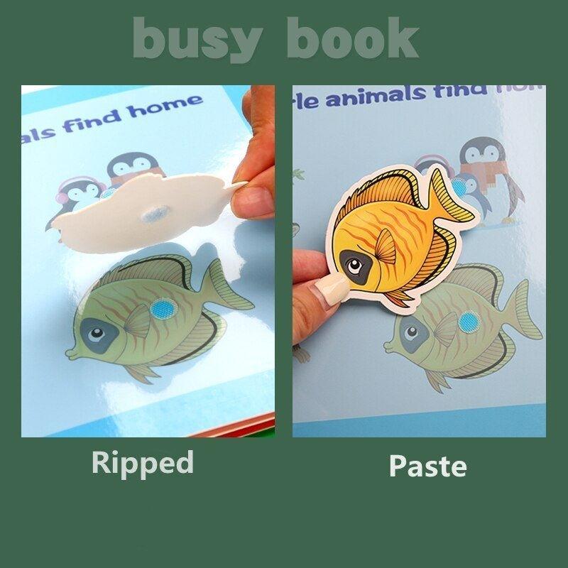 Montessori Busy Book for Kids to Develop Learning Skills - HelloKidology