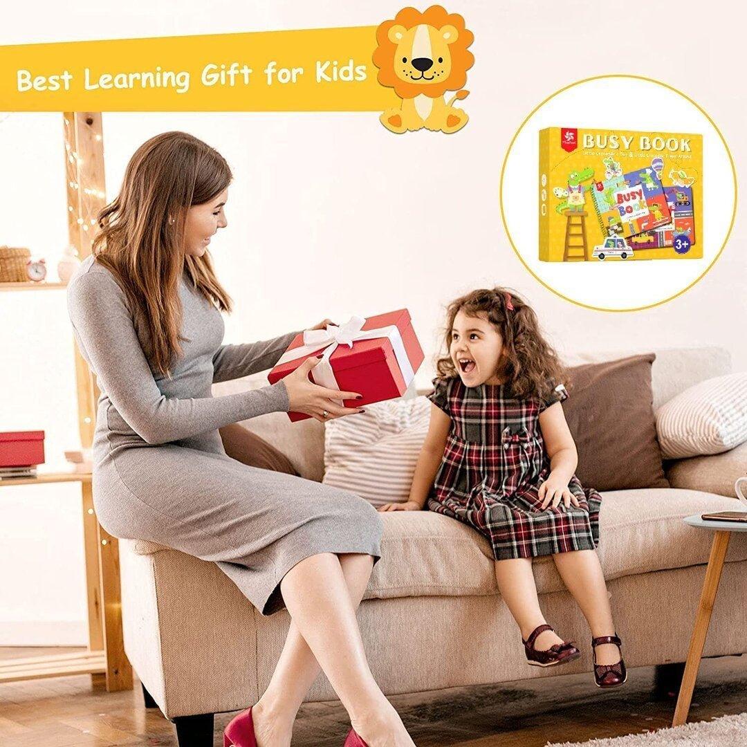 Montessori Busy Book for Kids to Develop Learning Skills - HelloKidology