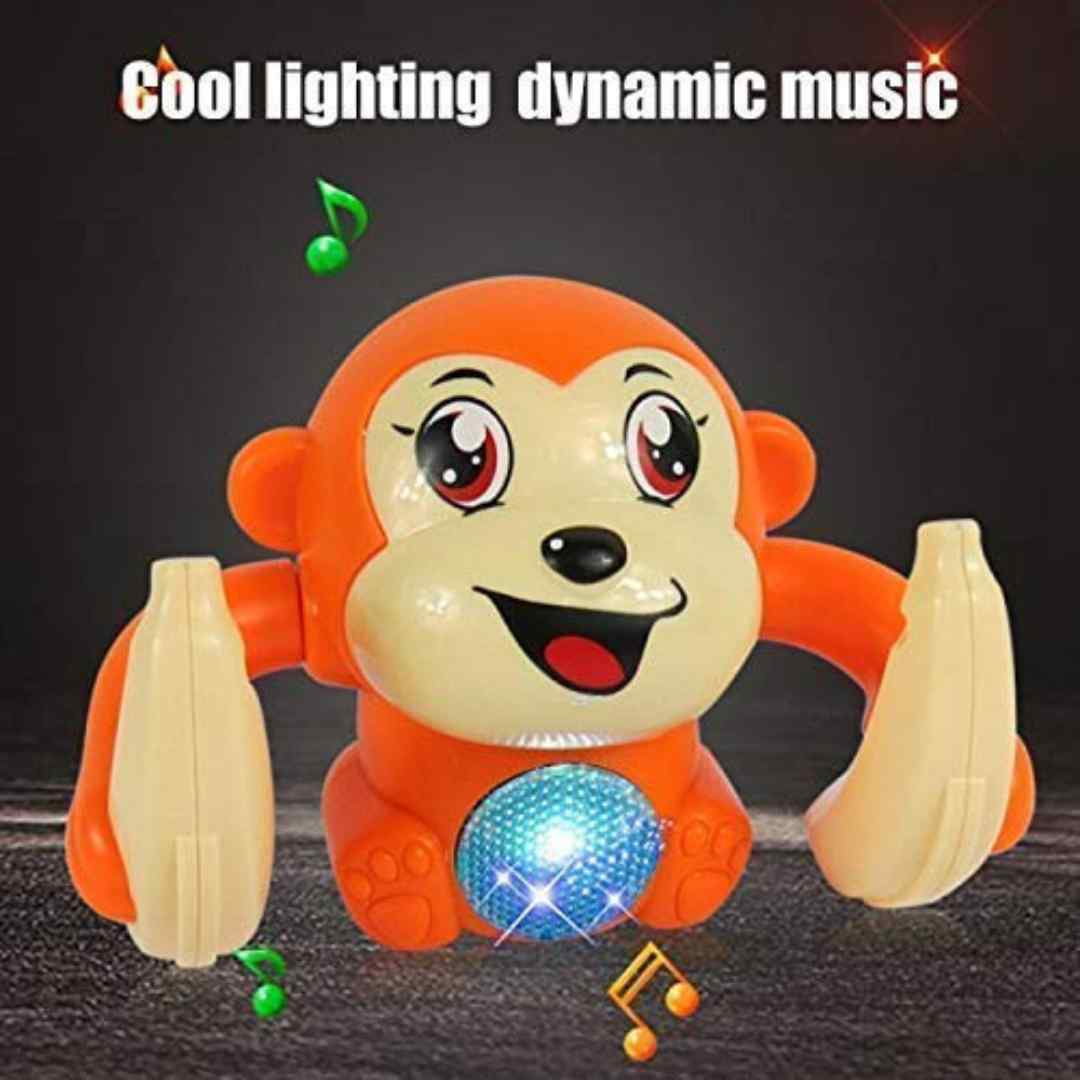 Rolling Banana Monkey Toys With Voice/Touch Sensor On Dancing Monkey Toy