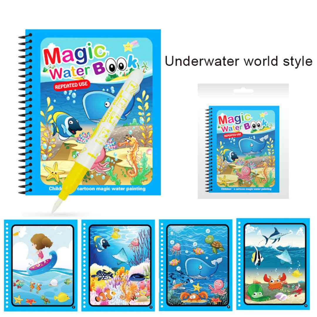 Magical Water Drawing Books for Children