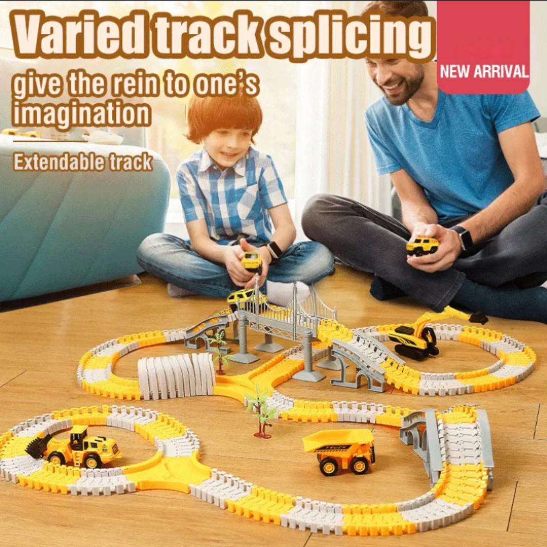 Circuit Racer Adventure: Building Toy Set for Kids