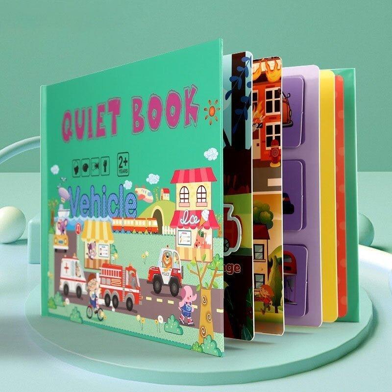 Montessori Busy Book for Kids to Develop Learning Skills - HelloKidology