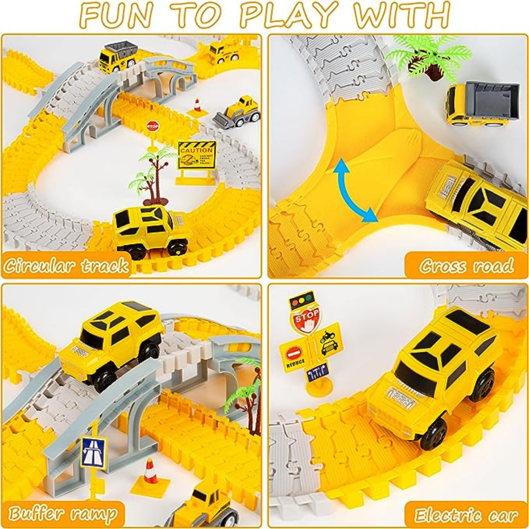 Circuit Racer Adventure: Building Toy Set for Kids