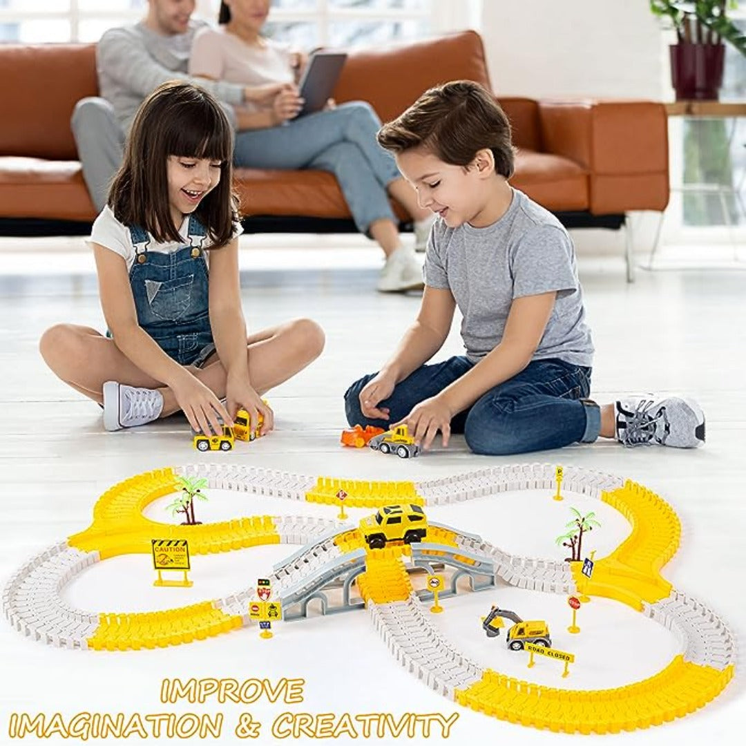 Circuit Racer Adventure: Building Toy Set for Kids