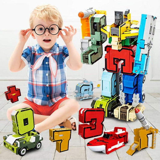 NumberBot Transformers Set