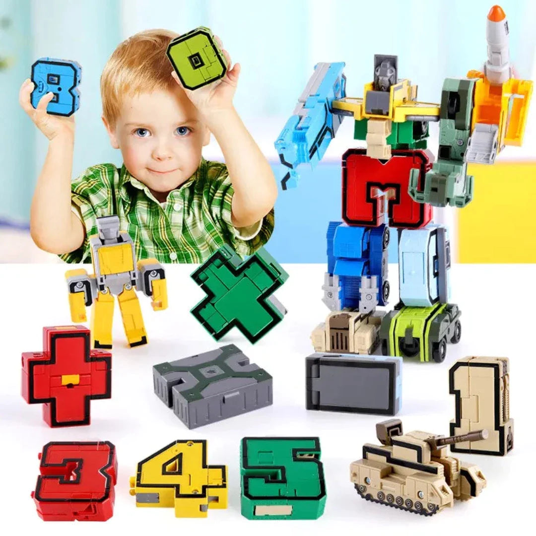 NumberBot Transformers Set