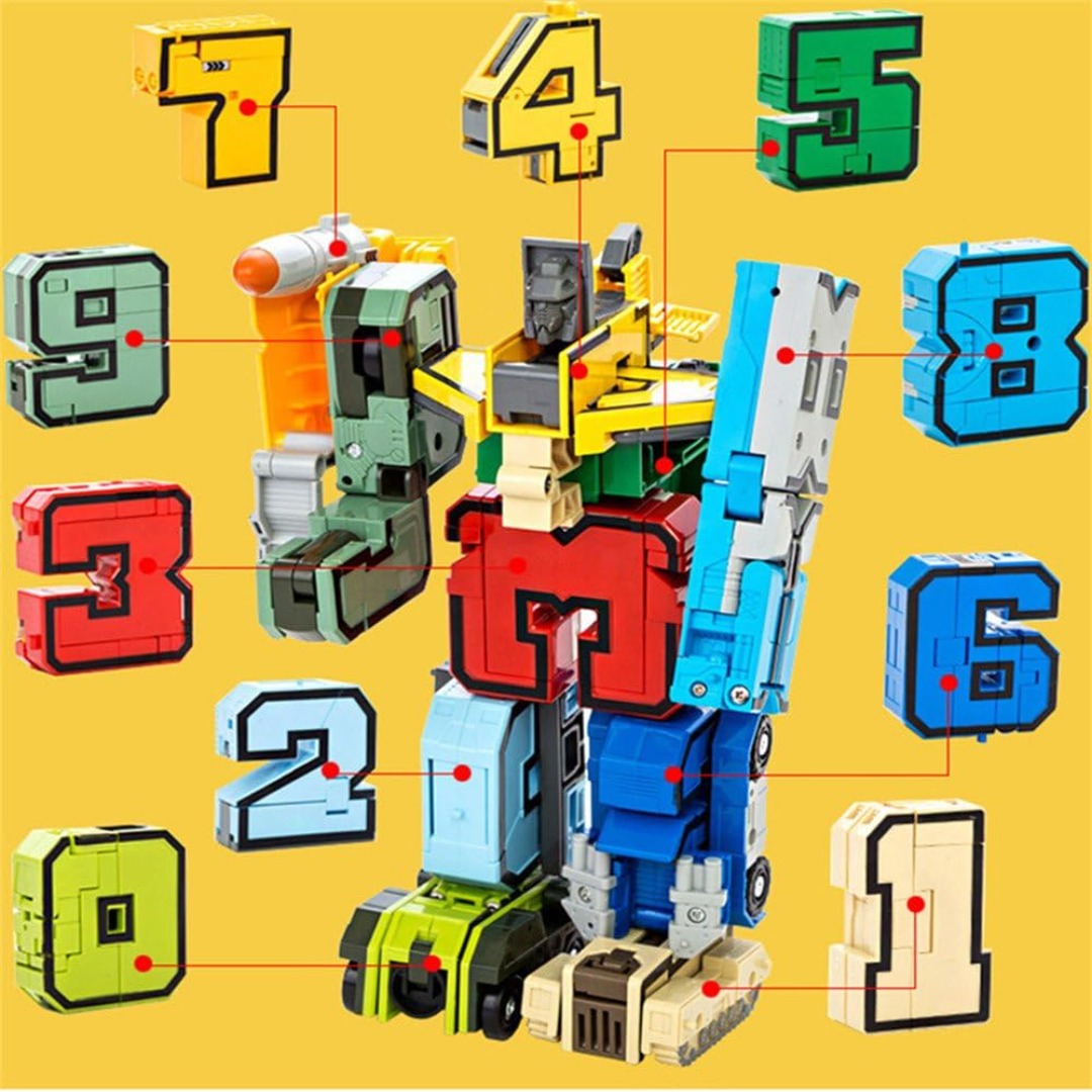 NumberBot Transformers Set