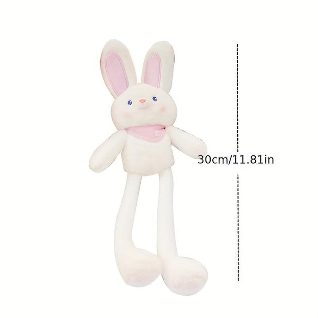 WhimsiHugs: Interactive Pull-Ear Bunny Plush Toy