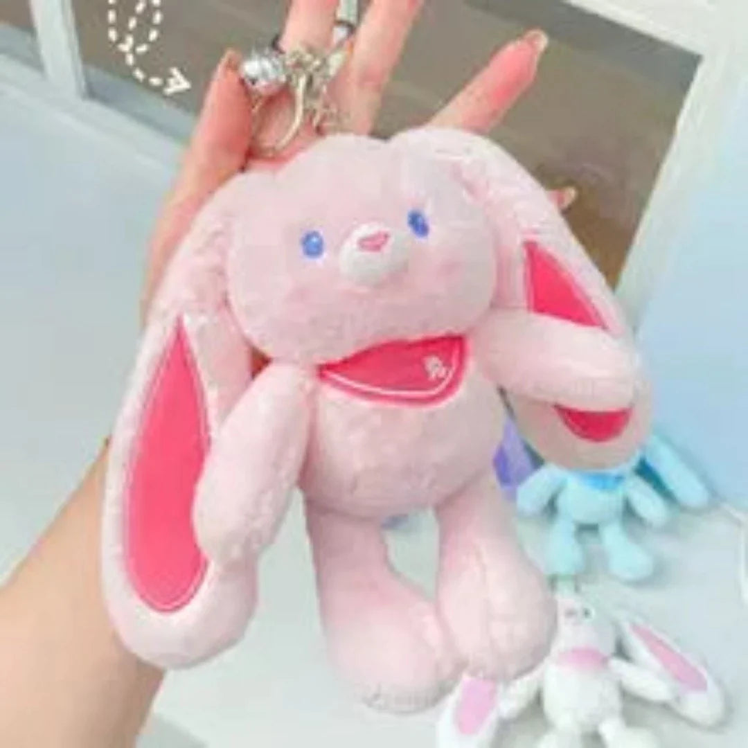 WhimsiHugs: Interactive Pull-Ear Bunny Plush Toy