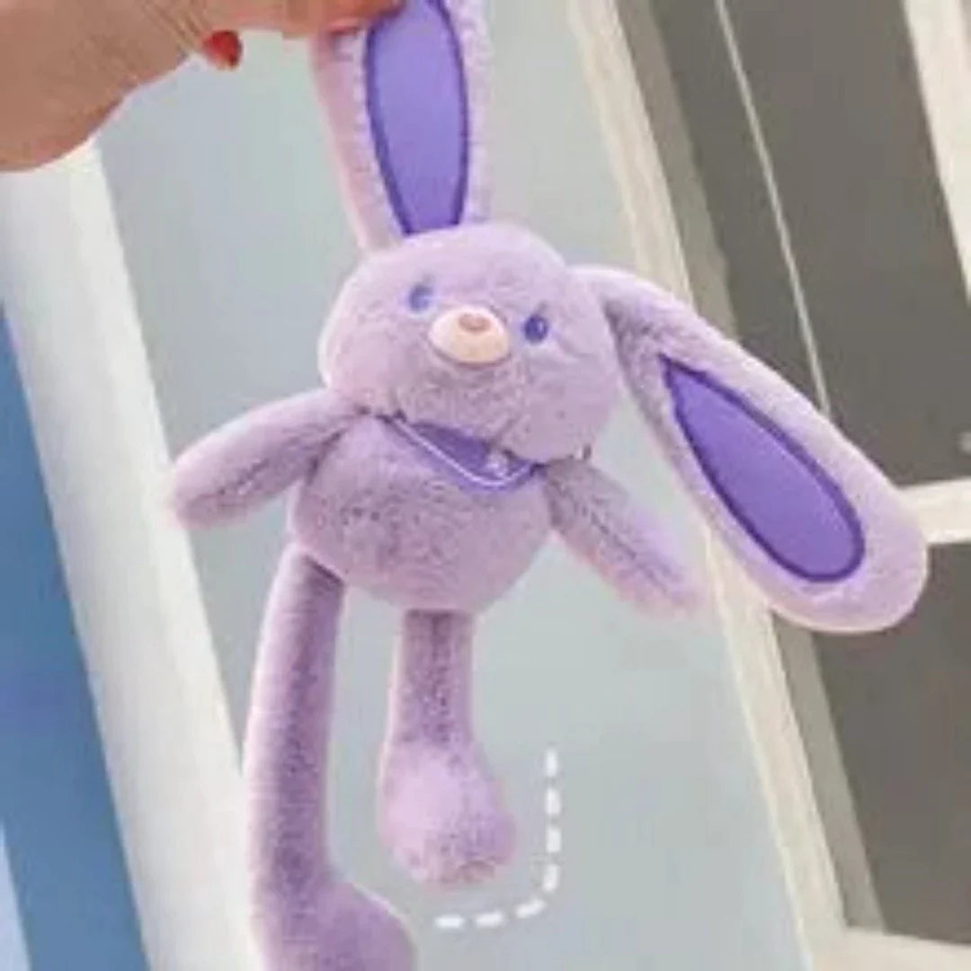 WhimsiHugs: Interactive Pull-Ear Bunny Plush Toy