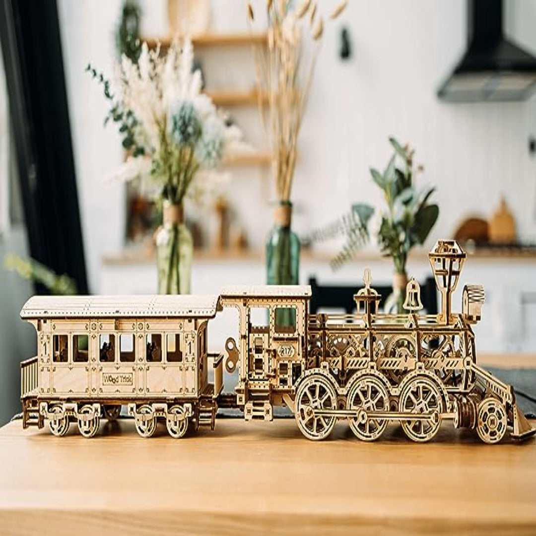 Wooden Wonderland Express: DIY Toy Train Set