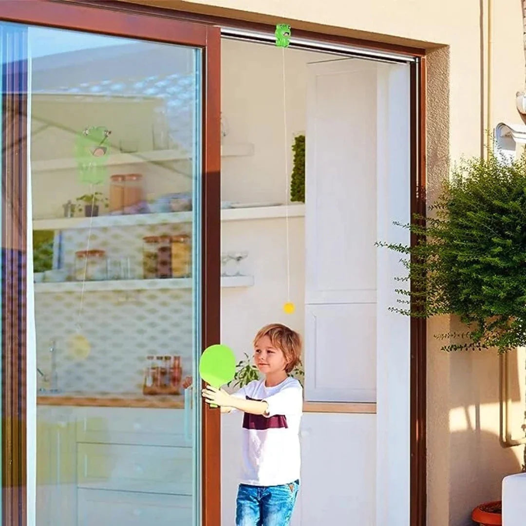 Indoor Hanging Table Tennis Fun